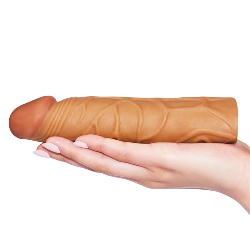 LOVETOY - FUNDA PARA EL PENE PLEASURE X TENDER MARRÓN