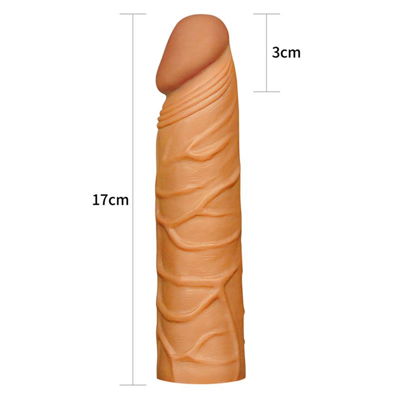 LOVETOY - FUNDA PARA EL PENE PLEASURE X TENDER MARRÓN