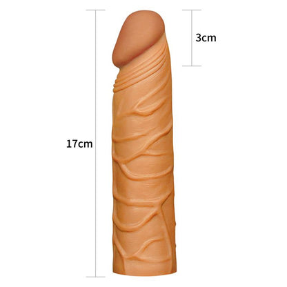 LOVETOY - FUNDA PARA EL PENE PLEASURE X TENDER MARRÓN