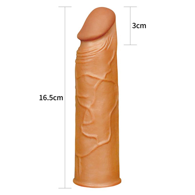 LOVETOY - FUNDA PARA EL PENE PLEASURE X TENDER MARRÓN