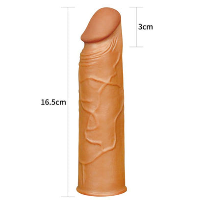 LOVETOY - FUNDA PARA EL PENE PLEASURE X TENDER MARRÓN