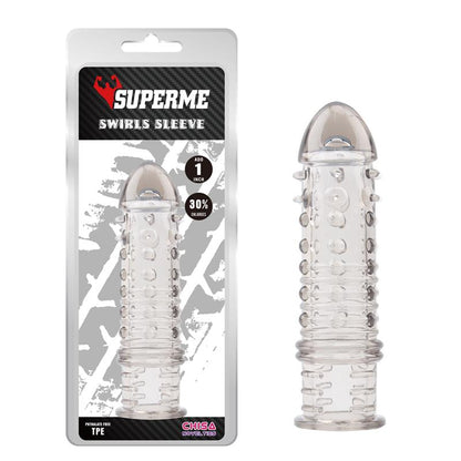 CHISA - FUNDA PARA EL PENE SWIRLS GRIS