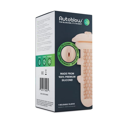 AUTOBLOW - FUNDA SILICONA DE VAGINA PARA AUTOBLOW A.I.
