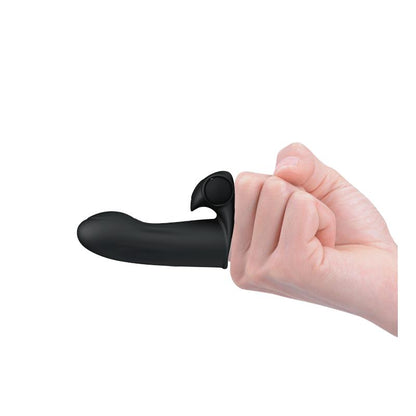 PRETTYLOVE - FUNDA VIBRADORA PARA EL DEDO ADONIS NEGRO