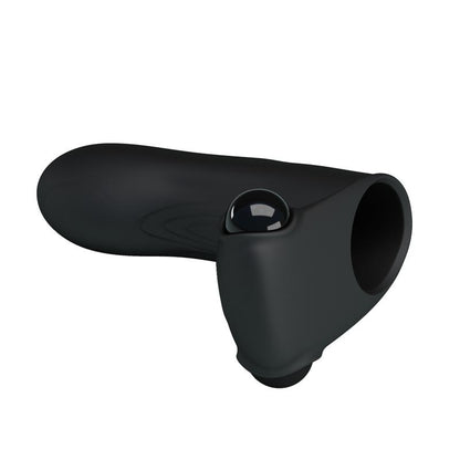 PRETTYLOVE - FUNDA VIBRADORA PARA EL DEDO ADONIS NEGRO