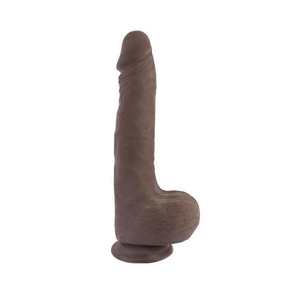 CHISA - FUNKY DICK DILDO DUAL DENSITY MARRÓN 25.5CM