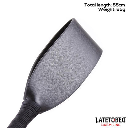 LATETOBED BDSM LINE - FUSTA CLÁSICA NEGRO Y DORADO 55 CM
