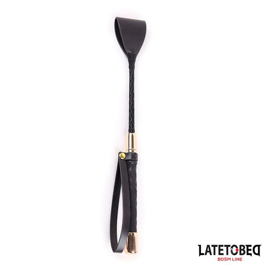 LATETOBED BDSM LINE - FUSTA DE METAL DORADO 30 CM