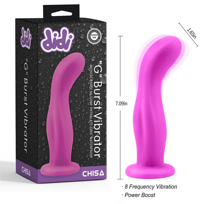 CHISA - G BURST DILDO CON VIBRACION ROSA