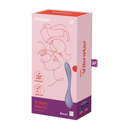 SATISFYER - G-SPOT FLEX 5+ MULTI VIBRADOR CON SATISFYER CONNECT APP LILAC