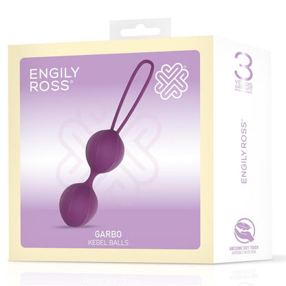 ENGILY ROSS - GARBO BOLA DOBLE KEGEL SILICONA PÚRPURA
