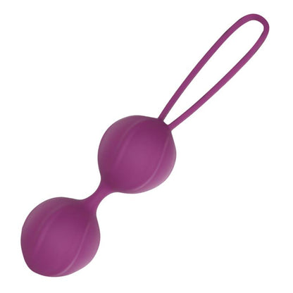 ENGILY ROSS - GARBO BOLA DOBLE KEGEL SILICONA PÚRPURA
