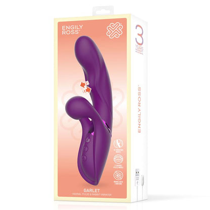 ENGILY ROSS - GARLET VIBRADOR CON BOLA DE PULSACIÓN 3 MOTORES