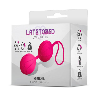 LATETOBED - GEISHA BOLAS KEGEL DOBLE ROSE RED 70 GR