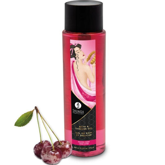 SHUNGA - GEL DE BAÑO Y DUCHA GEL FROSTED CHERRY - CEREZA 370 ML