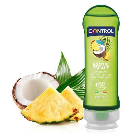CONTROL - 2 EN 1 MASSAGE & PLEASURE EXOTIC 200 ML