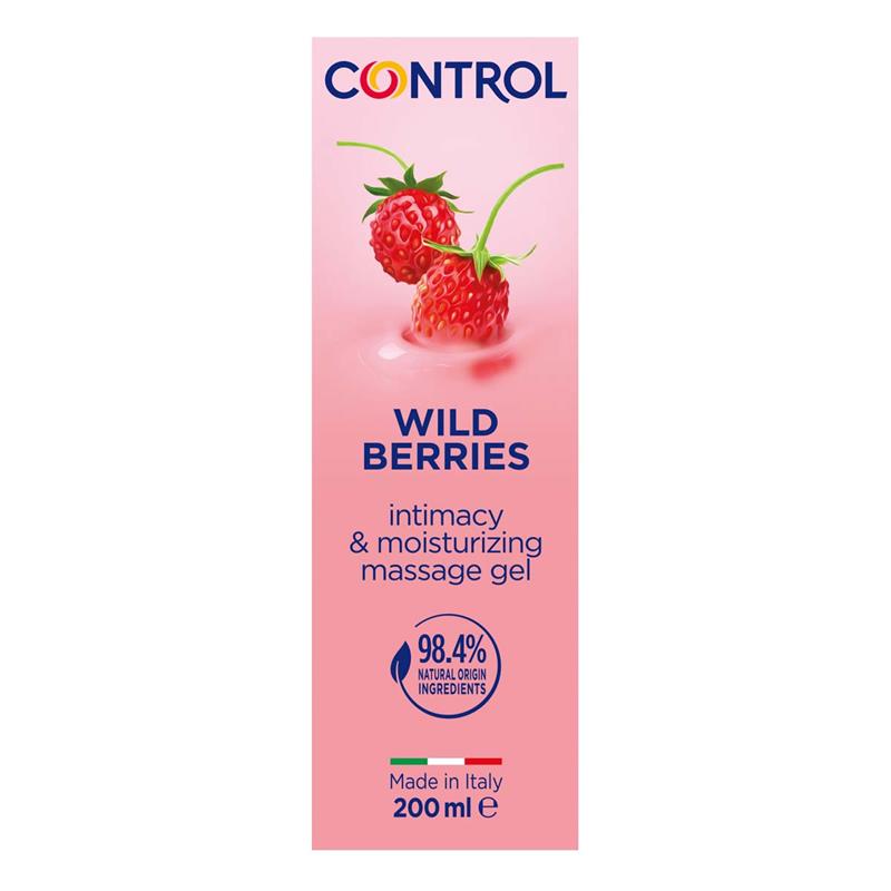 CONTROL - GEL DE MASAJE WILD BERRIES 200 ML