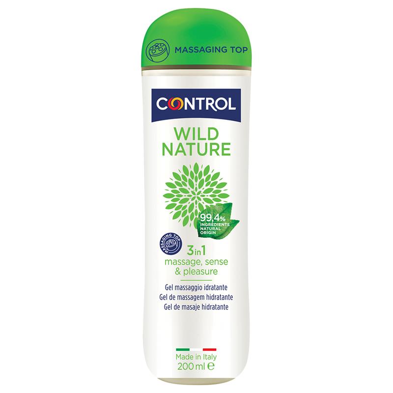 CONTROL - GEL DE MASAJE WILD NATURE 200 ML