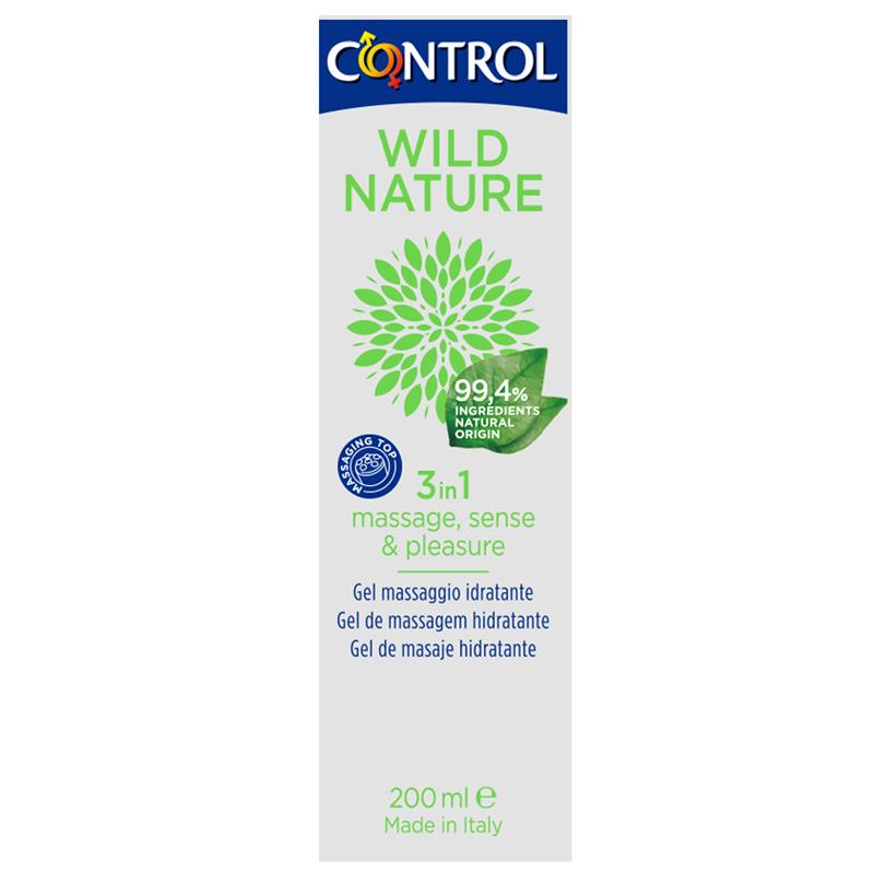 CONTROL - GEL DE MASAJE WILD NATURE 200 ML