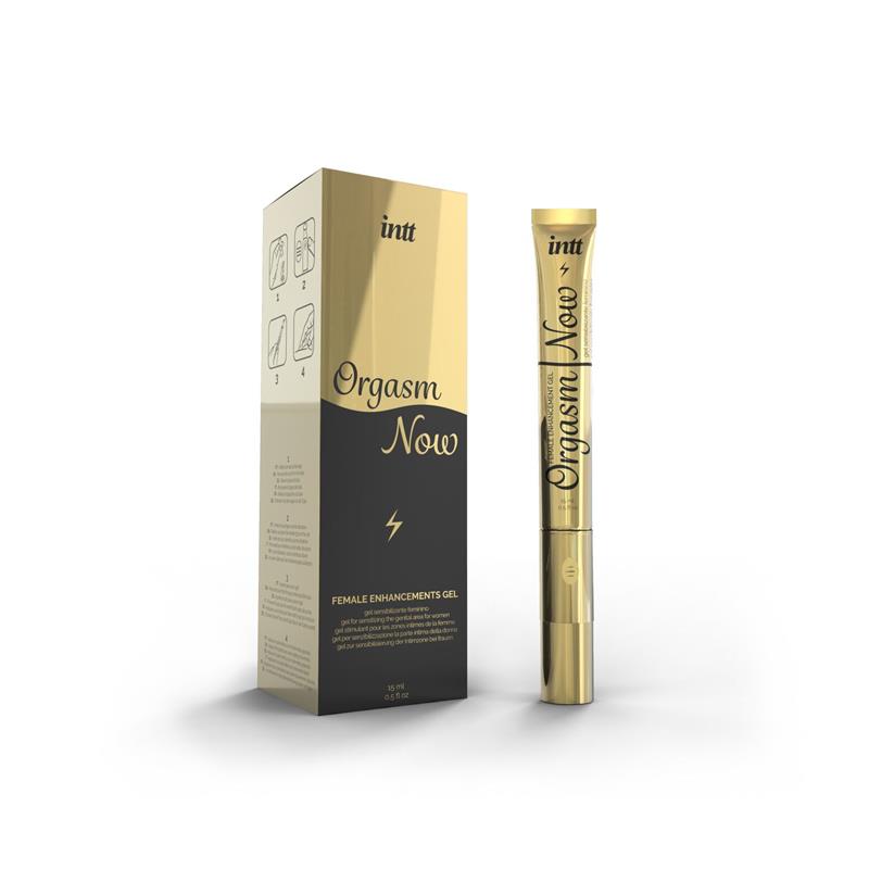 INTT - GEL SENSIBILIZANTE CON PUNTA VIBRADORA ORGASM NOW 15 ML