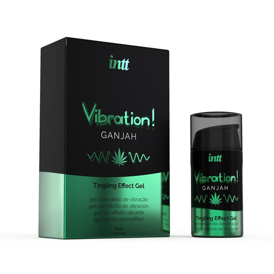 INTT - GEL VIBRADOR EFECTO CALOR GANJAH 15ML