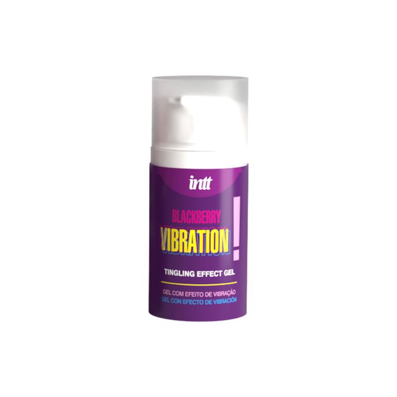 INTT - GEL VIBRADOR LÍQUIDO SABOR MORA 15 ML