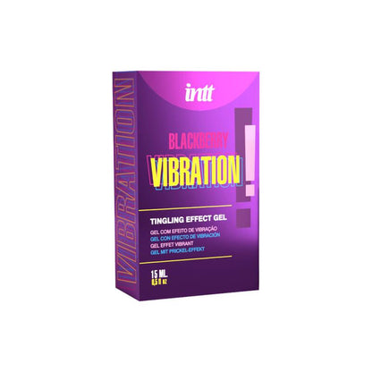 INTT - GEL VIBRADOR LÍQUIDO SABOR MORA 15 ML