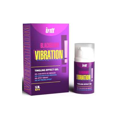 INTT - GEL VIBRADOR LÍQUIDO SABOR MORA 15 ML