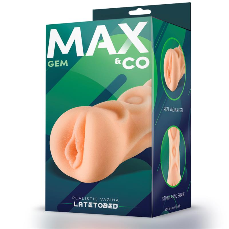 MAX & CO - GEM MASTURBADOR MASCULINO VAGINA