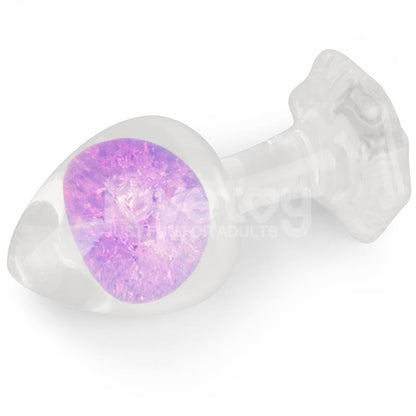 LOVETOY - GEMORIA PLUG ANAL DE SILICONA CON ESFERA DE CRISTAL