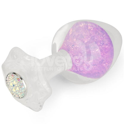 LOVETOY - GEMORIA PLUG ANAL DE SILICONA CON ESFERA DE CRISTAL