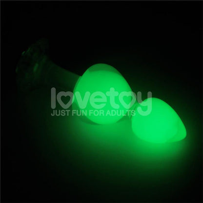 LOVETOY - GEMORIA PLUG ANAL SILICONA BOLA INTERNA ACERO BRILLA EN LA OSCURIDAD