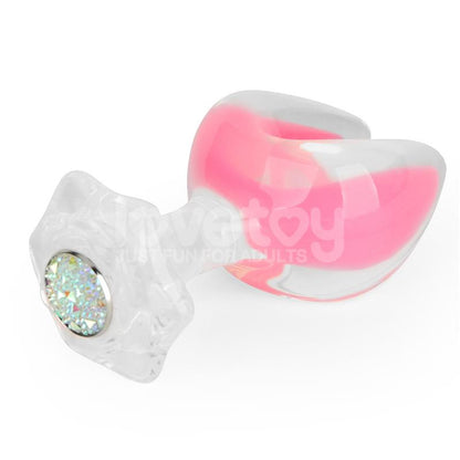 LOVETOY - GEMORIA PLUG ANAL SILICONA DOBLE PUNTA BRILLA EN LA OSCURIDAD