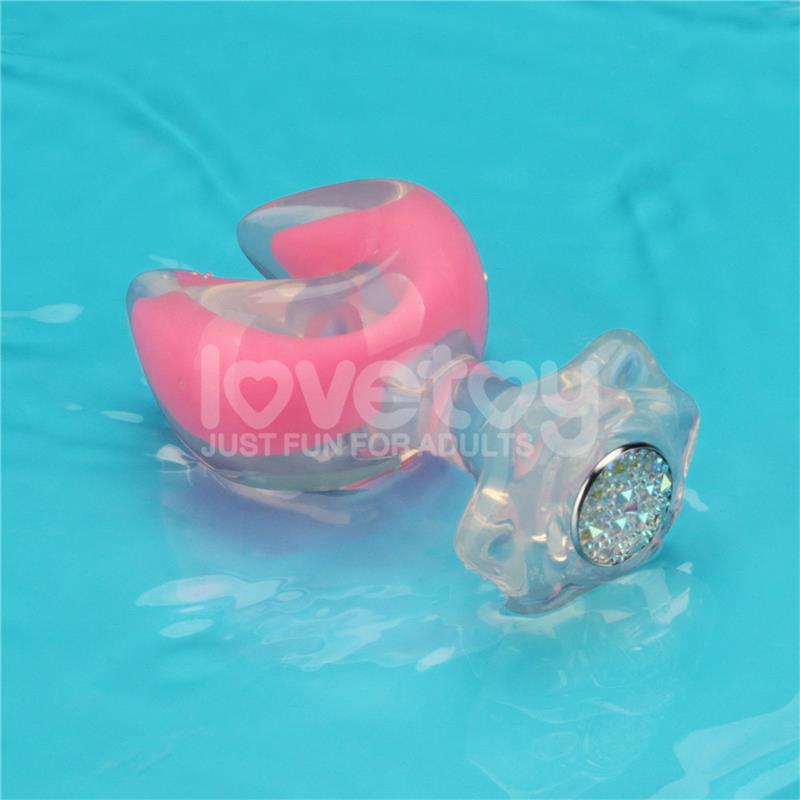 LOVETOY - GEMORIA PLUG ANAL SILICONA DOBLE PUNTA BRILLA EN LA OSCURIDAD
