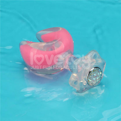 LOVETOY - GEMORIA PLUG ANAL SILICONA DOBLE PUNTA BRILLA EN LA OSCURIDAD