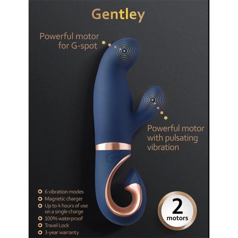 GVIBE - GENTLEY VIBRADOR PUNTO G CARIBBEAN BLUE