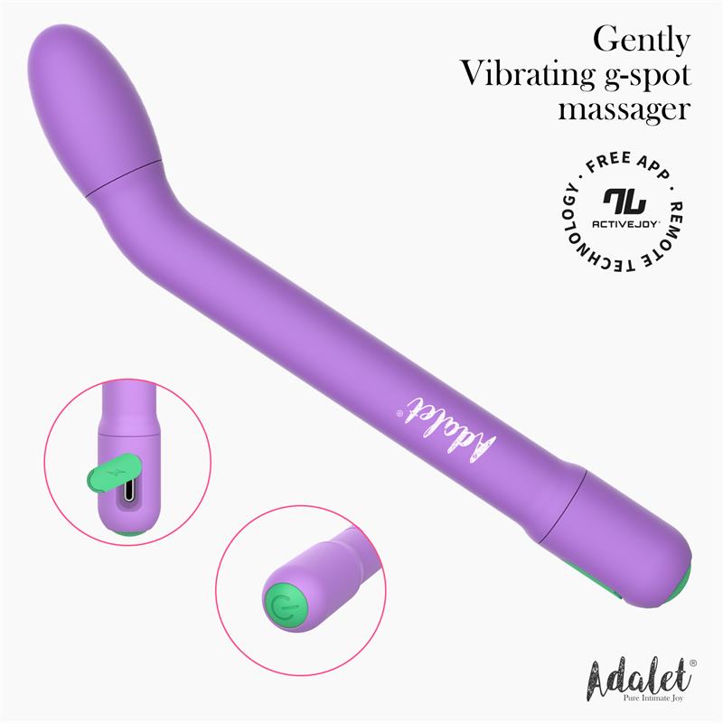 ADALET - GENTLY ESTIMULADOR PUNTO G CON APP LAVANDA
