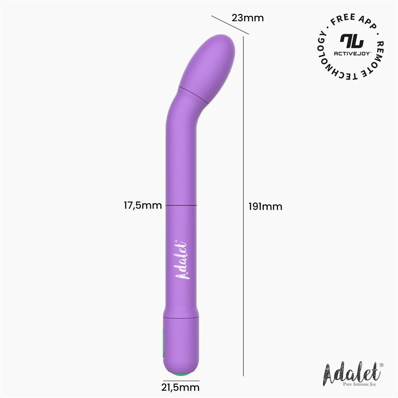 ADALET - GENTLY ESTIMULADOR PUNTO G CON APP LAVANDA