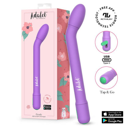 ADALET - GENTLY ESTIMULADOR PUNTO G CON APP LAVANDA