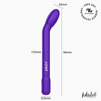 ADALET - GENTLY ESTIMULADOR PUNTO G CON APP PURPURA