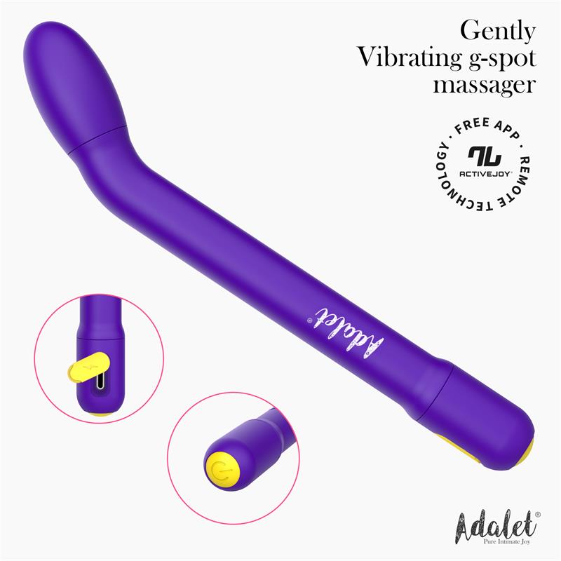 ADALET - GENTLY ESTIMULADOR PUNTO G CON APP PURPURA
