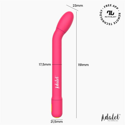 ADALET - GENTLY ESTIMULADOR PUNTO G CON APP ROSA