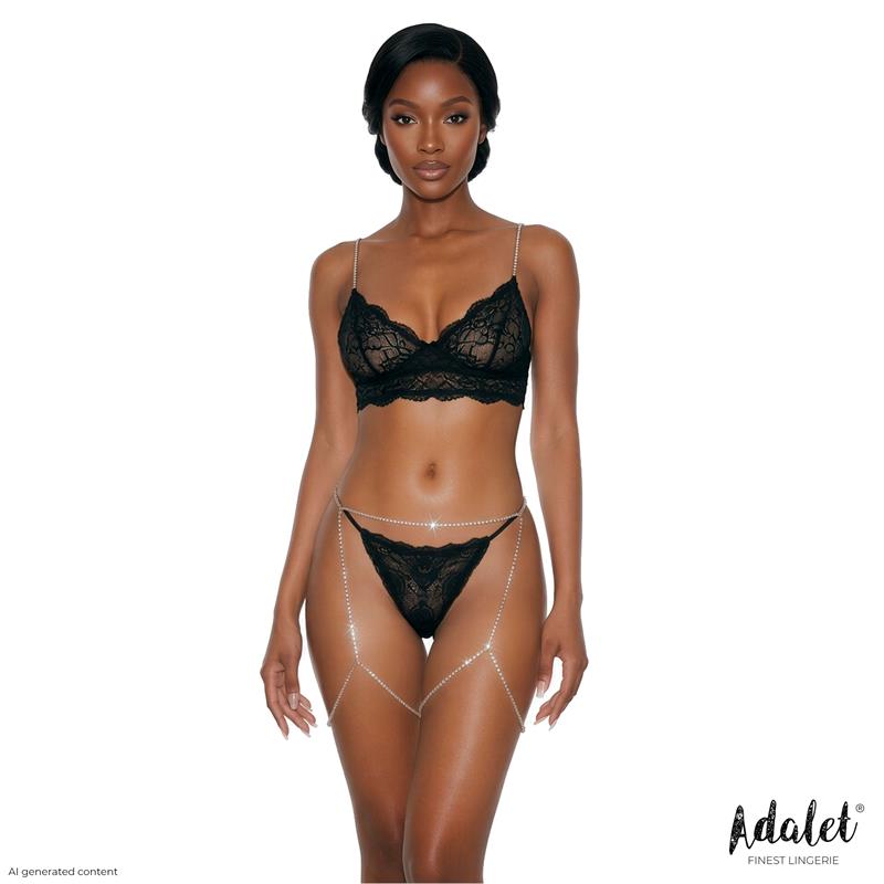 ADALET LINGERIE - GEORGINA LIGUERO DE CRISTALES TALLA ÚNICA