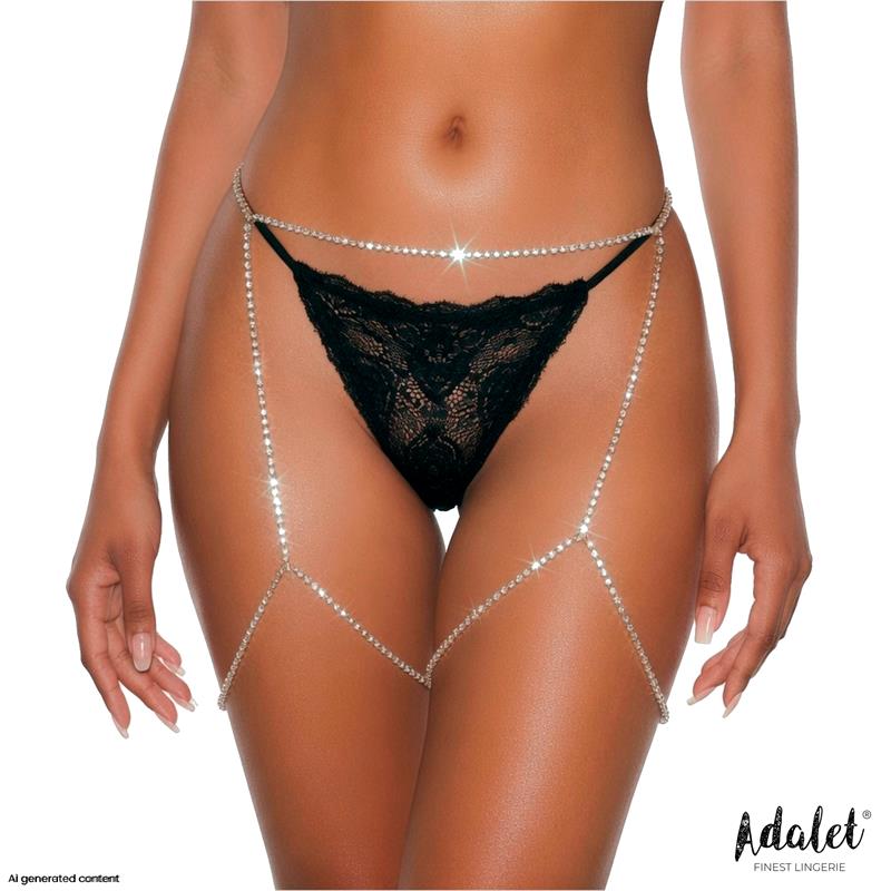 ADALET LINGERIE - GEORGINA LIGUERO DE CRISTALES TALLA ÚNICA