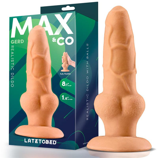 MAX & CO - GERD DILDO REALISTA CON TESTÍCULOS 8.1 NATURAL
