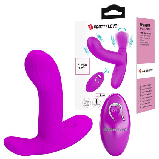 PRETTYLOVE - GERI ESTIMULADOR CON VIBRACIÓN Y LICKING CON CONTROL REMOTO