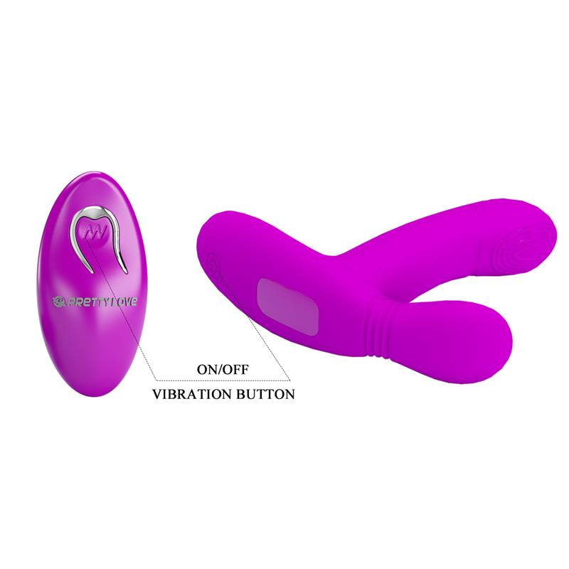 PRETTYLOVE - GERI ESTIMULADOR CON VIBRACIÓN Y LICKING CON CONTROL REMOTO