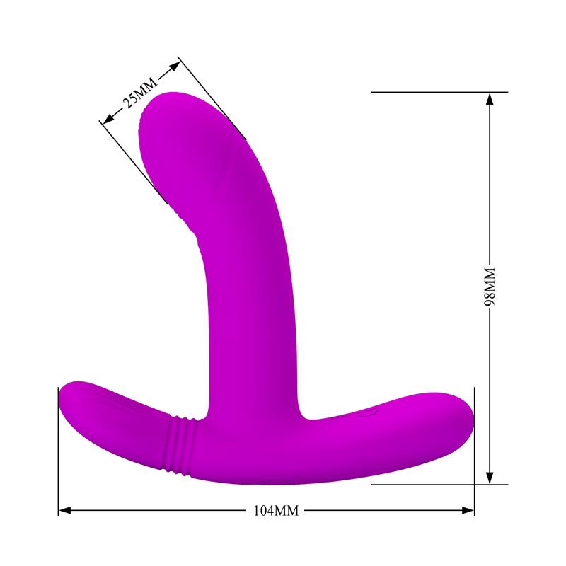 PRETTYLOVE - GERI ESTIMULADOR CON VIBRACIÓN Y LICKING CON CONTROL REMOTO