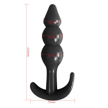 LATETOBED - GEVIL PLUG ANAL EN ANCLA NEGRO