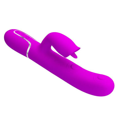 PRETTYLOVE - GIGI VIBRADOR CON LICKING Y THUMPING FUCSIA